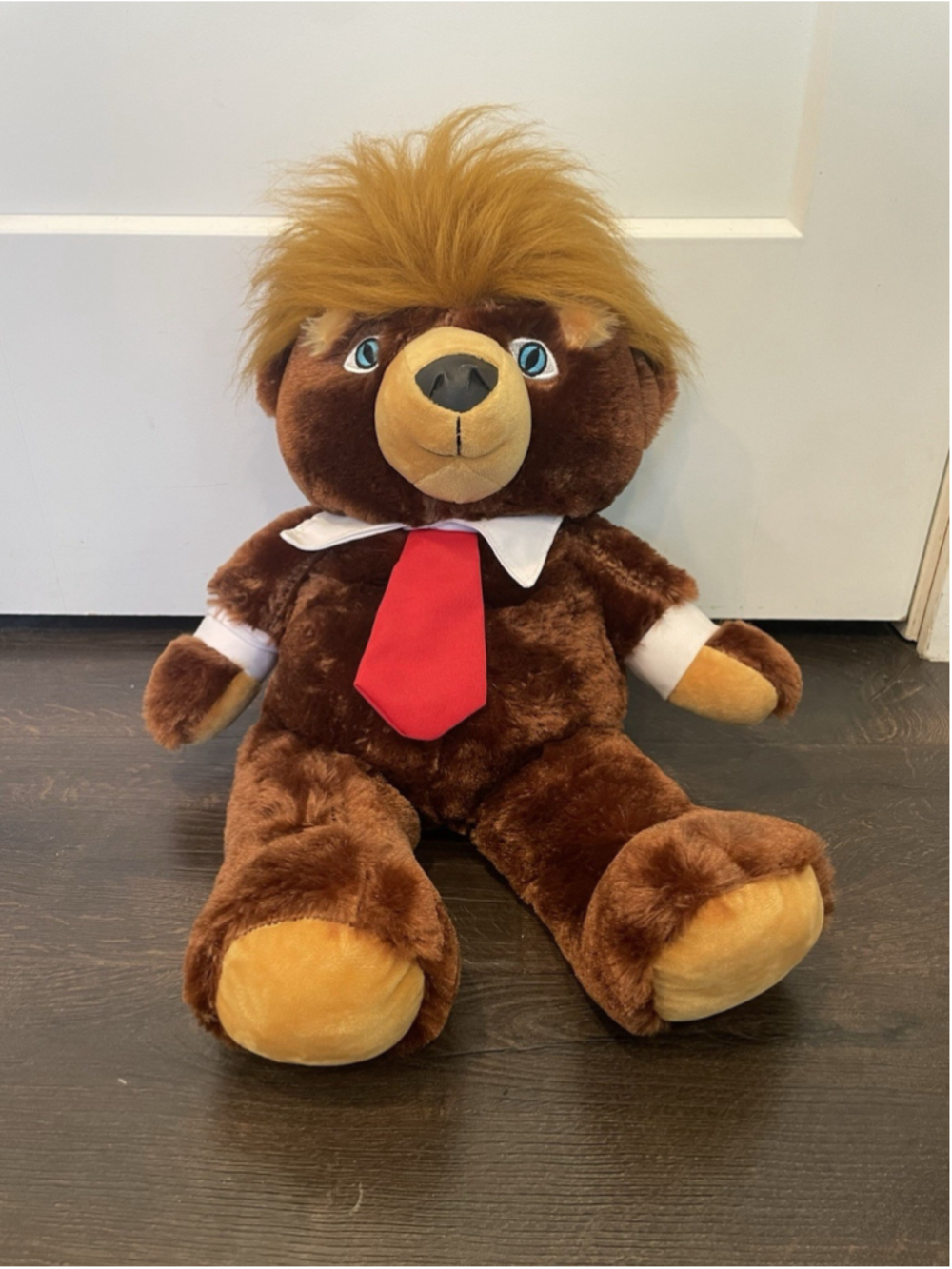 Donald Trump Trumpy Bear Teddy Bear 21" Plush Flag MAGA